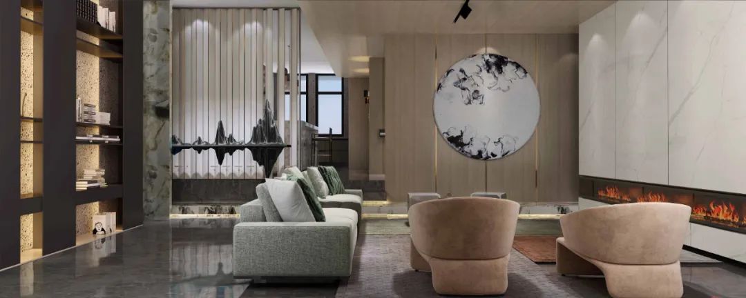 定兴私宅 | 后现代轻奢风格的慢生活空间-40