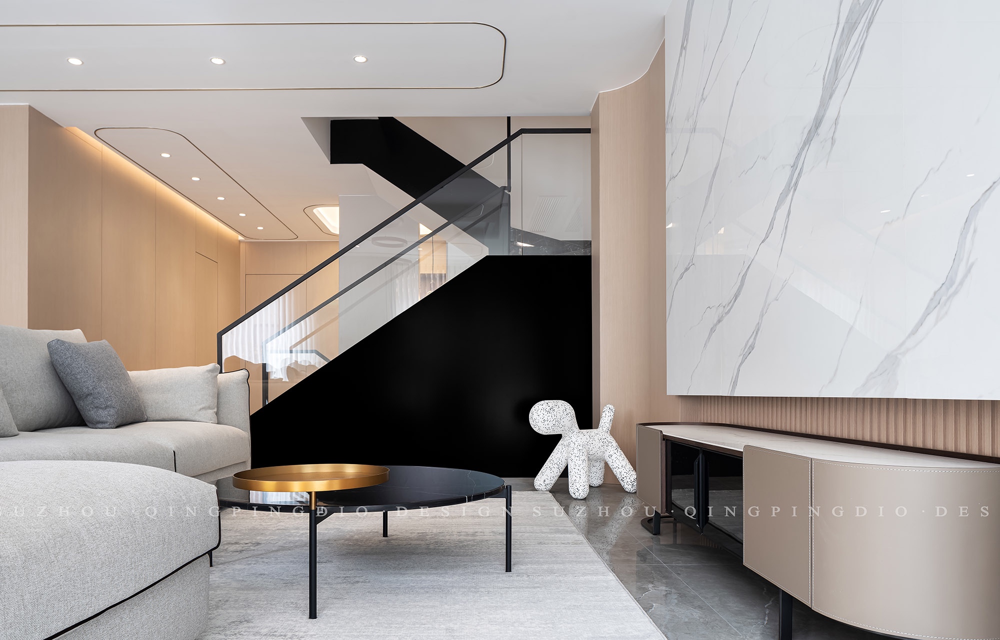 舟山白鹭湾花园丨中国舟山丨苏州清平调空间设计-9