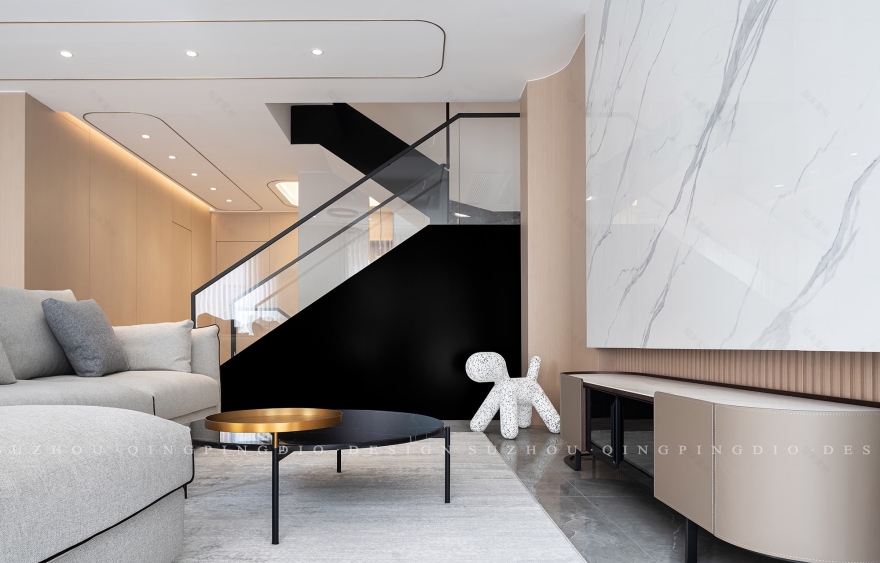 舟山白鹭湾花园丨中国舟山丨苏州清平调空间设计-9