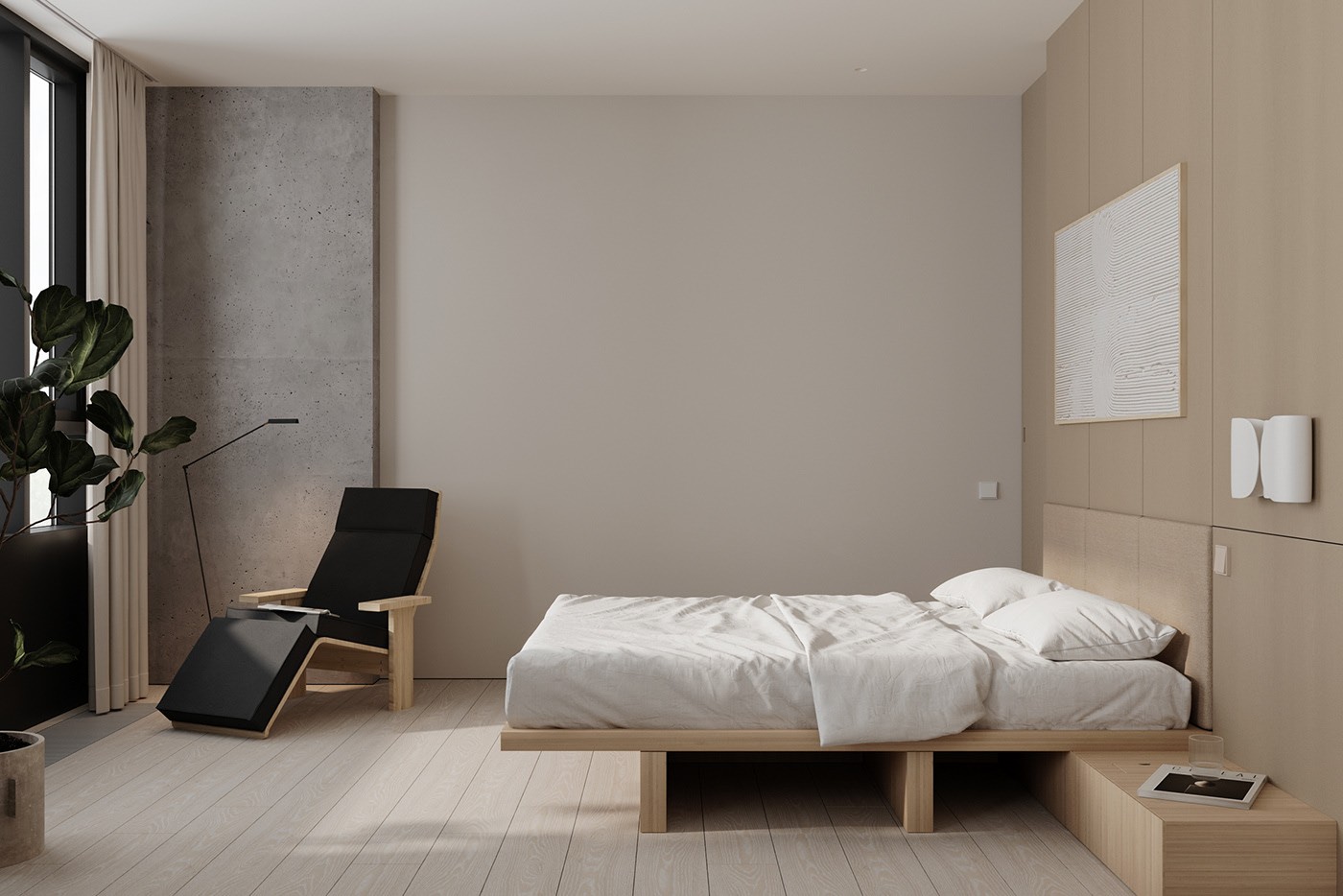 灰色系小空间公寓设计 温润、质朴的美学！-13