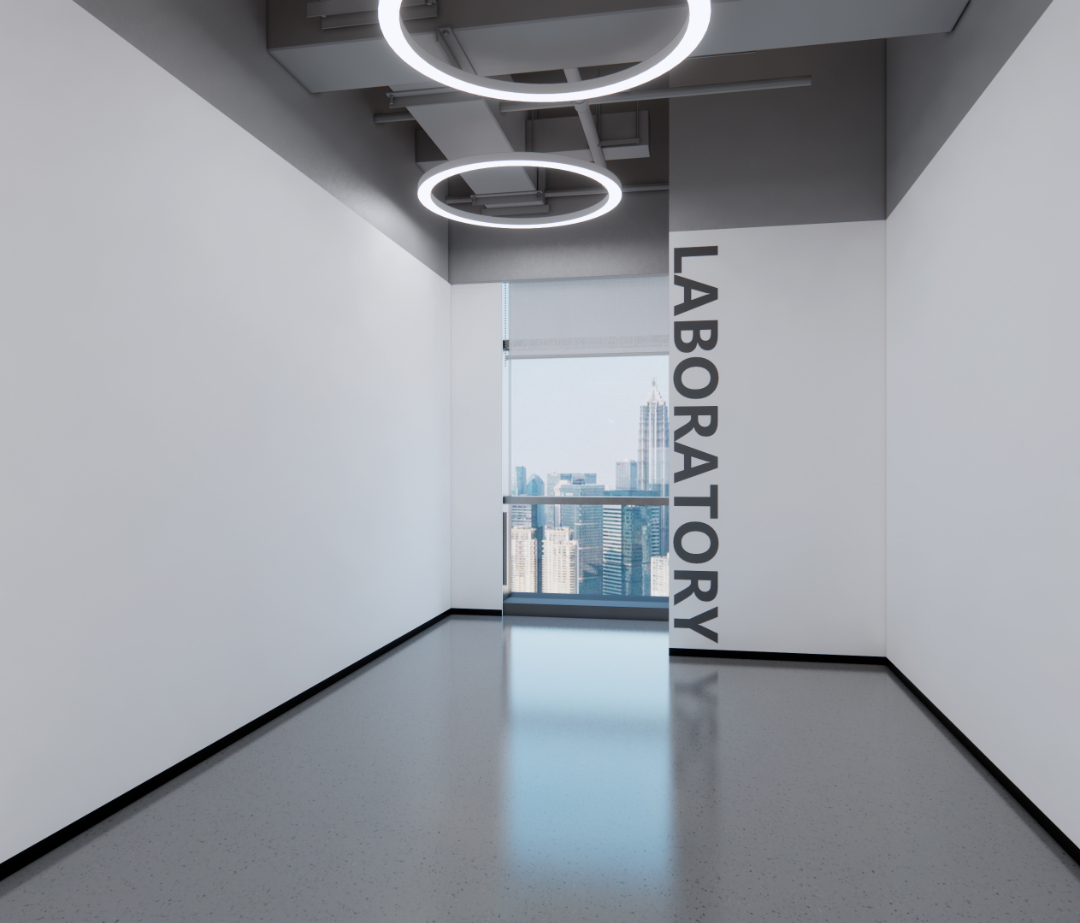 2000㎡黑白灰原子智造办公空间设计-50