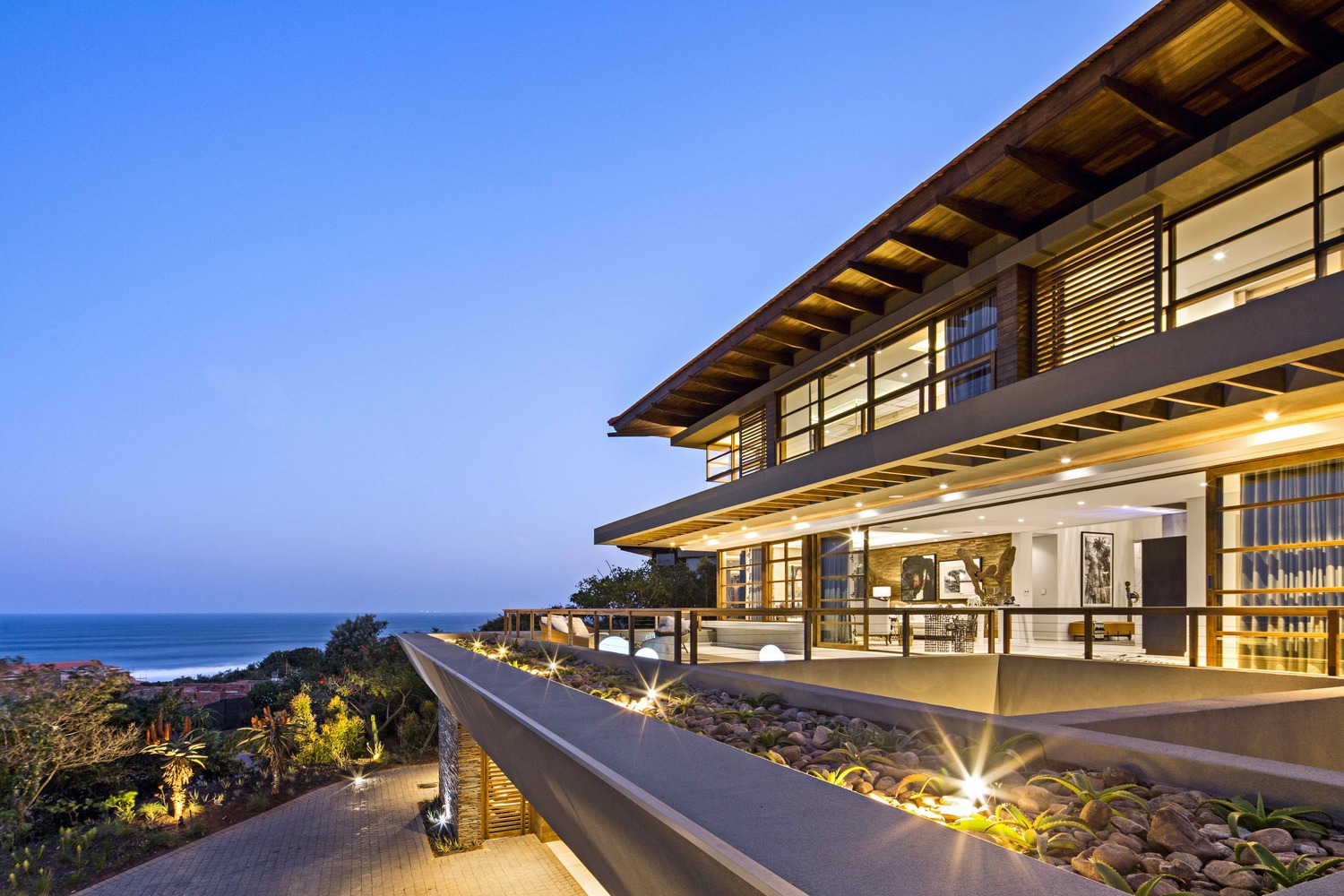 南非热带现代风别墅，风水设计融入建筑-56