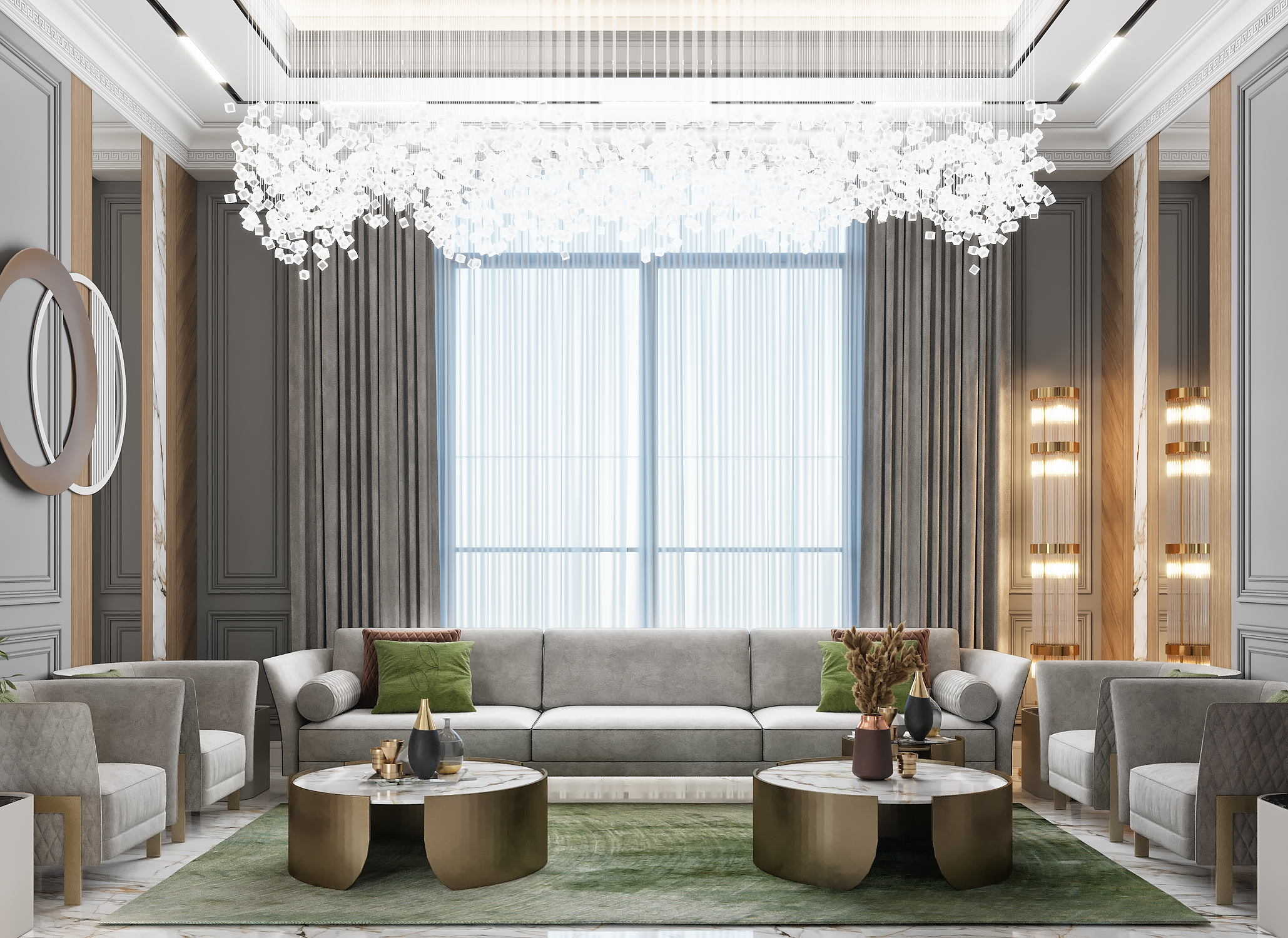 Living area & Stair design-7