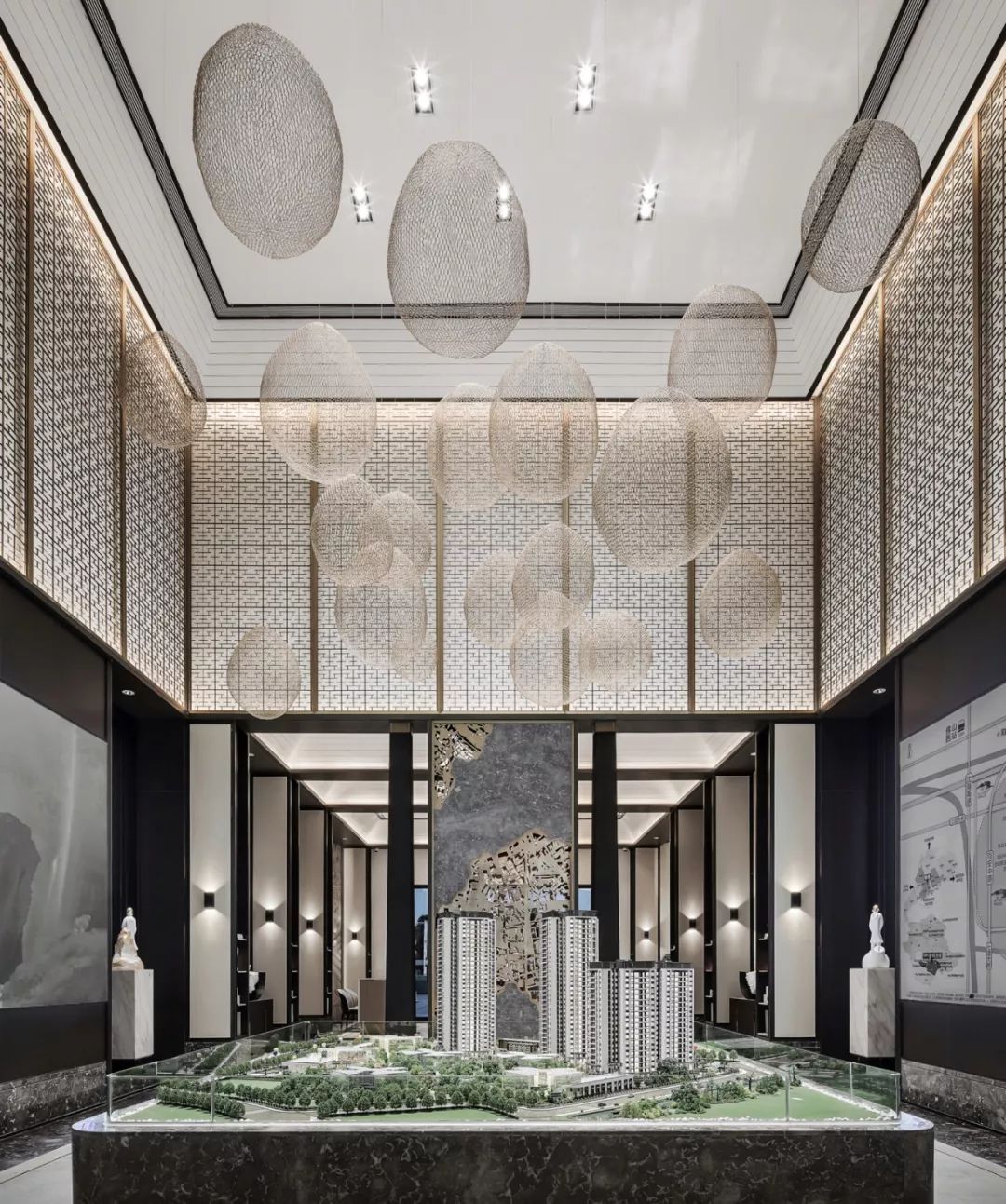 国画书法元素，定义底蕴深厚的地产空间  零次方空间设计新作-10