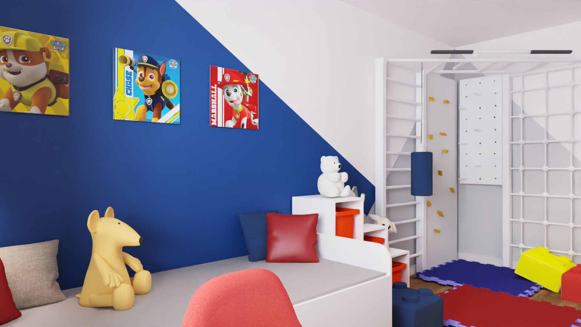 Interior design of 4 room apartment-4