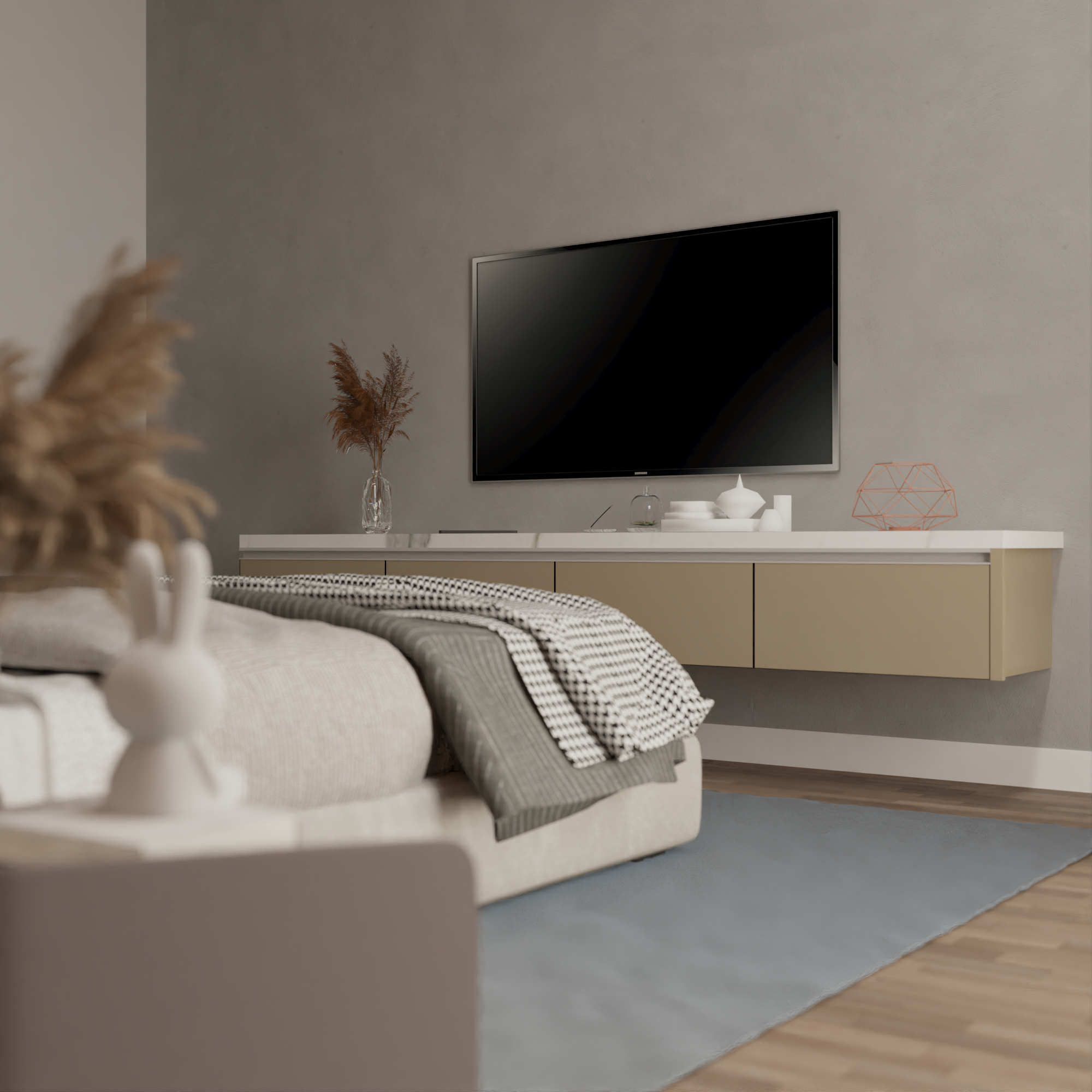 MR.SHAJAHAN RESIDENCE - BEDROOM'S-8