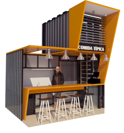 委内瑞拉第二世代市场设计 · 融合文化与购物的创意空间-9