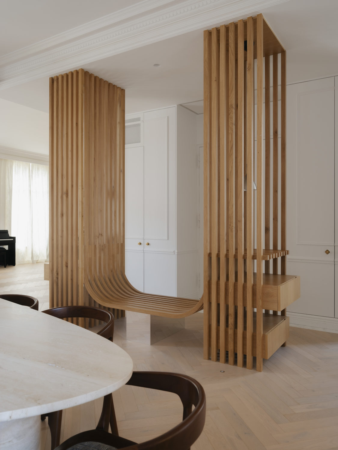 Luxe, calme et volupté 300m², Victor Hugo…Comment créer un havre de paix en plein Paris – Bän Architecture-18