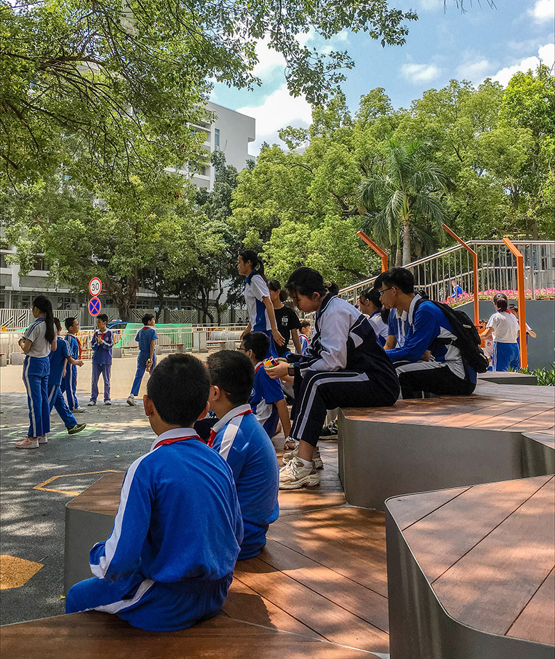 《光阴的故事》 | 蛇口学校广场,深圳自组空间设计-35