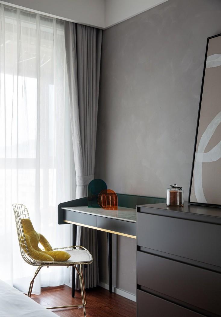 上北设计 | 蓝白之间 | 精装房的艺术变身-22