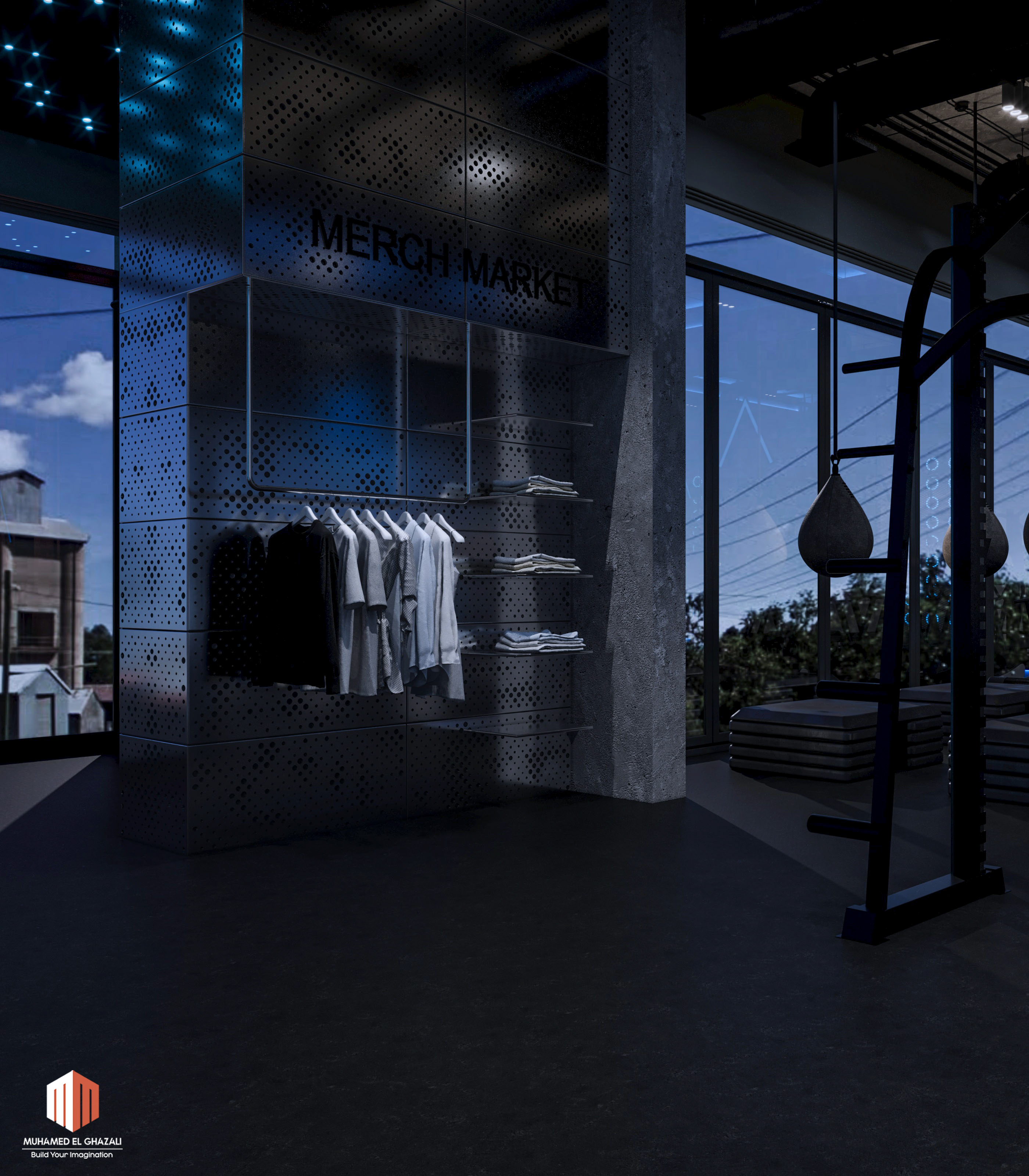 健身房设计丨卡塔尔-23