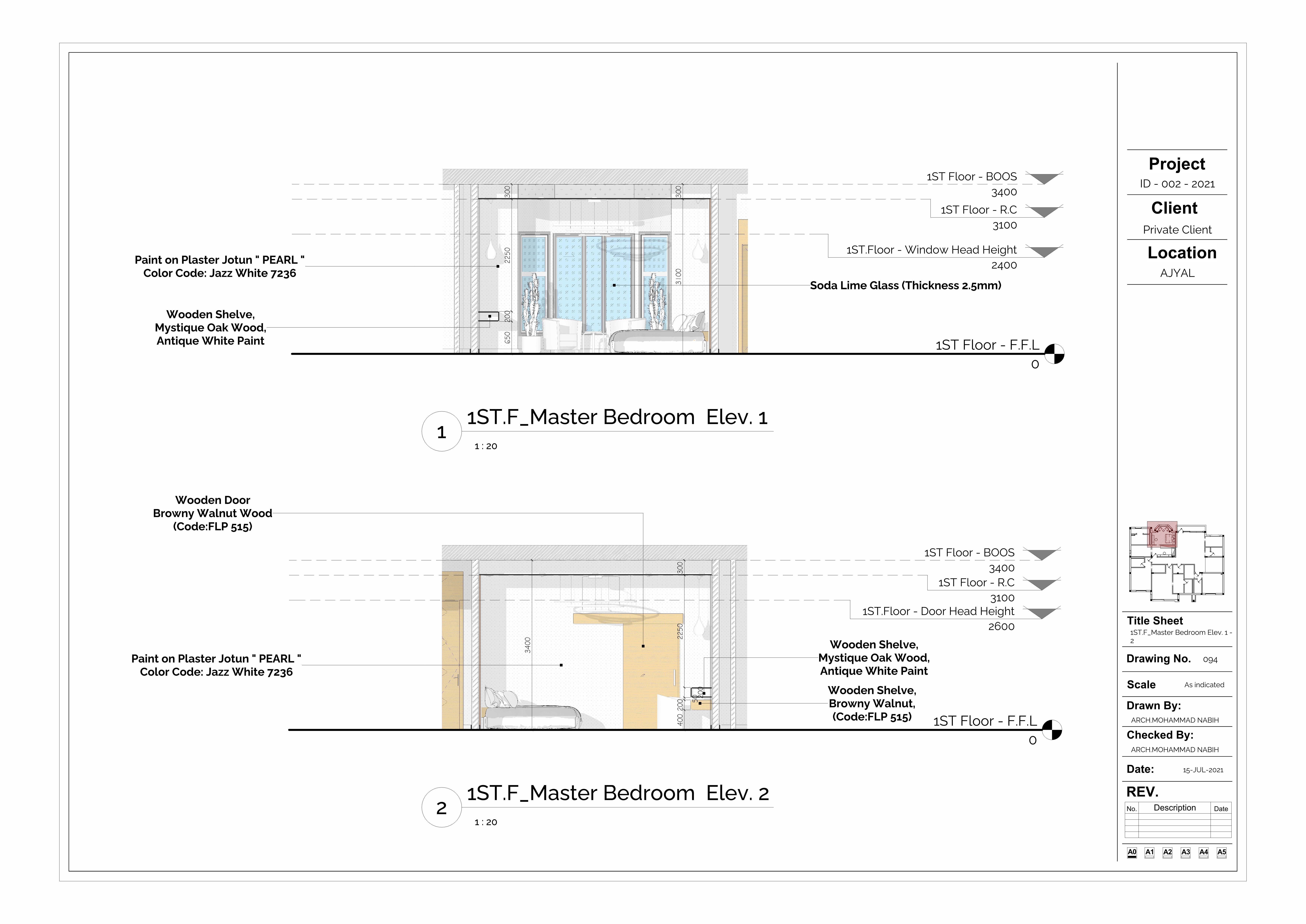 Khalifa Villa-Master Bedroom-9