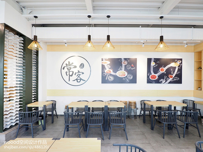 20万元餐饮空间105平米装修案例丨常客餐饮空间设计-13