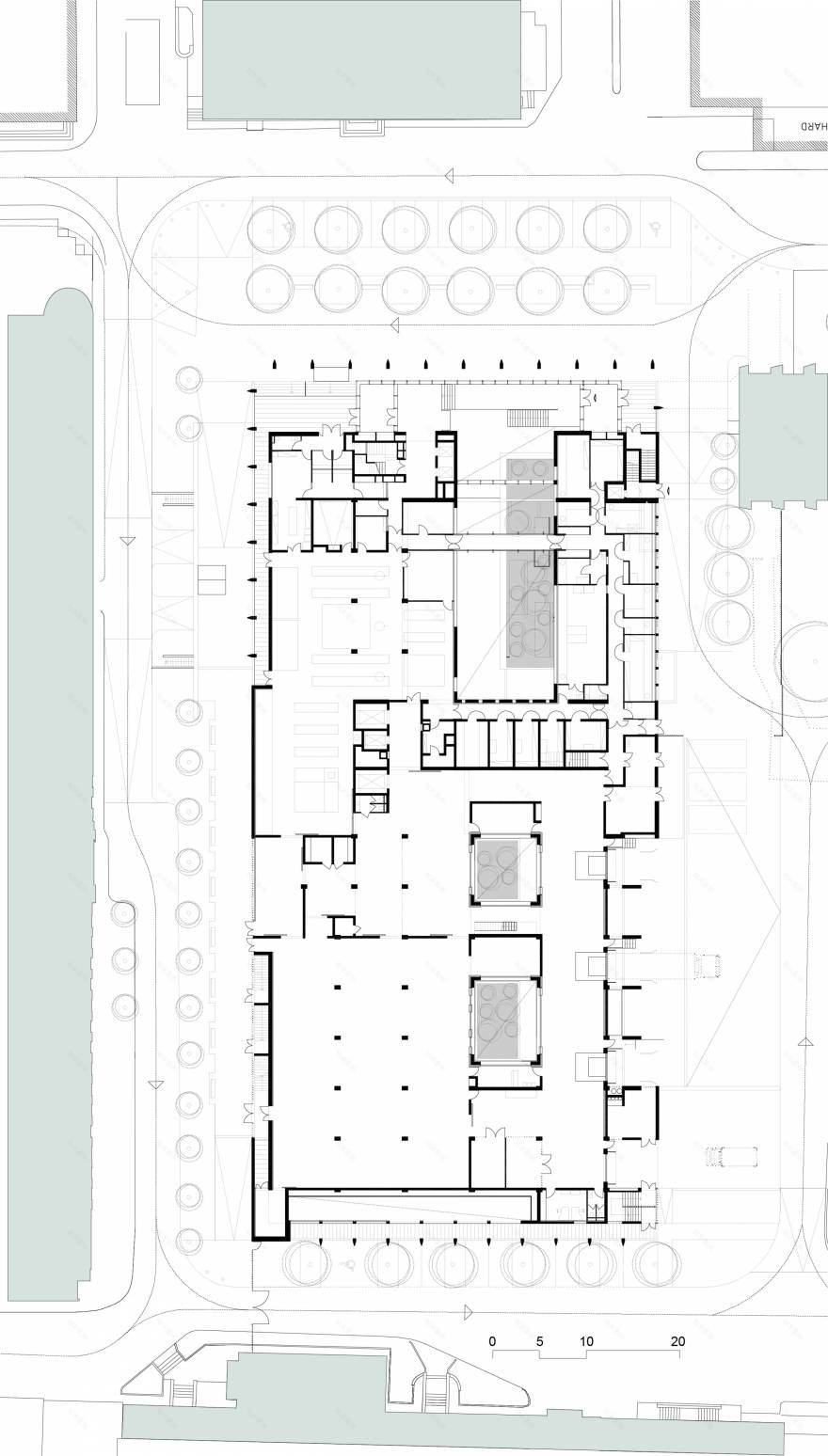 Bâtiment des laboratoires et de logistique de l’hôpital Cochin — Ateliers 2/3/4/-40