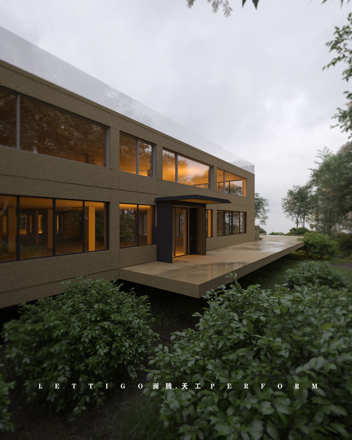 民宿|山庄会所|度假酒店|建筑外观-5