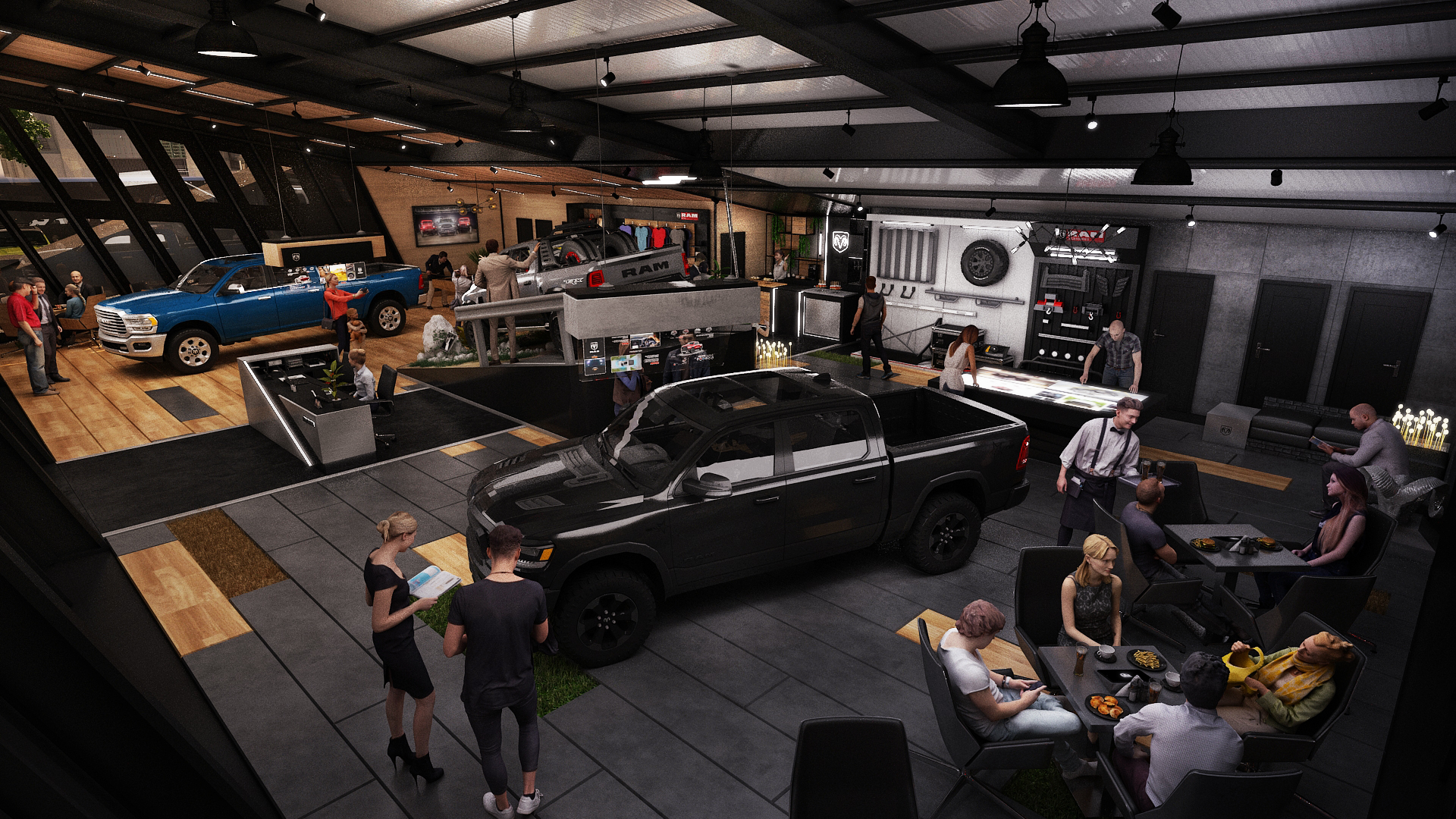 Flagship Dodge Ram - Espaço Construído-9