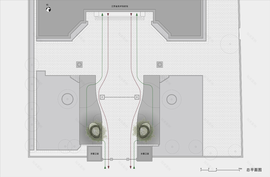 桂·花器,江苏省美术馆老馆(原国立美术陈列馆)安检亭 / 东南大学风土建筑工作室-48