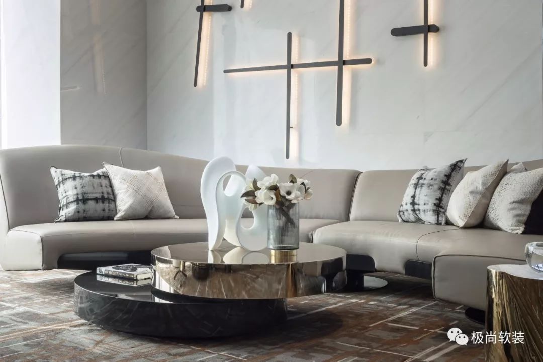 EH+DESIGN|天津金地臻悦售楼处——新现代主义的艺术美学-18