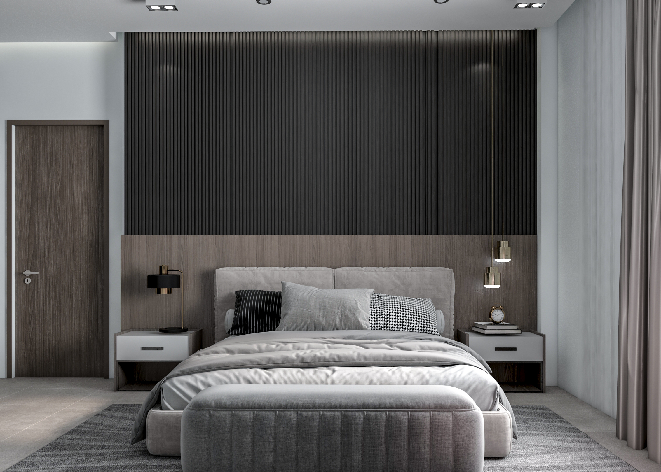 现代卧室设计丨AHMED SEDIK-12