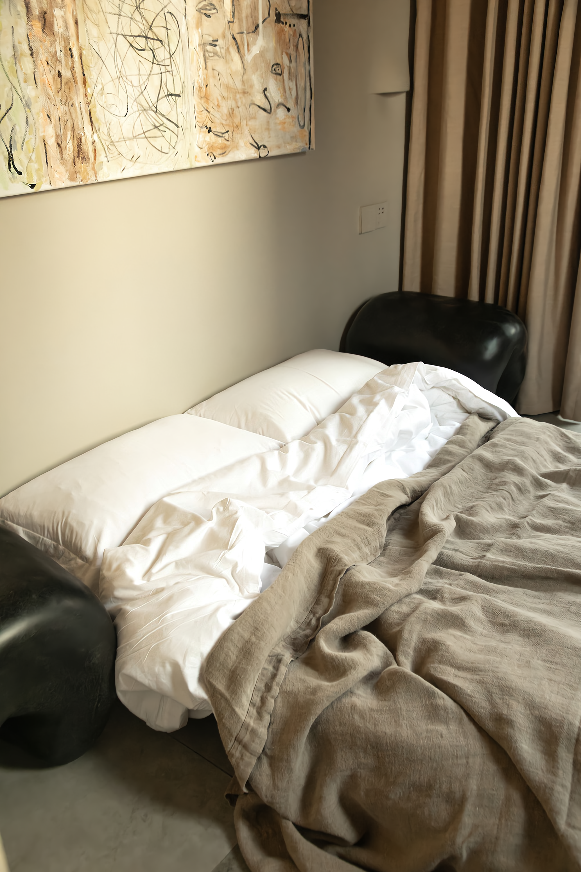 米色中古风的家丨中国河北丨NOTHING DESIGN-27