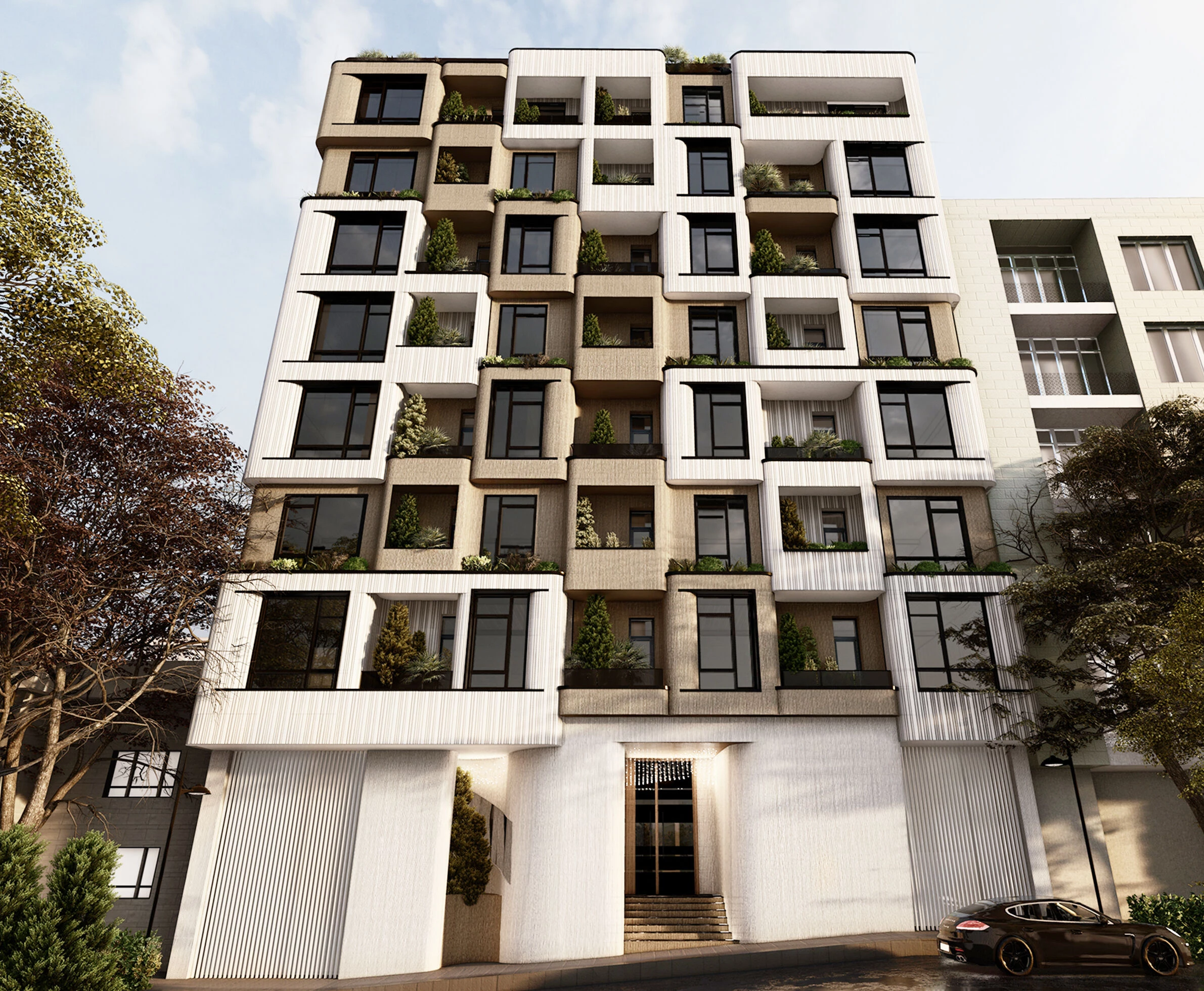 伊朗 Qeytariyeh 公寓丨伊朗德黑兰丨kalbod design studio-18