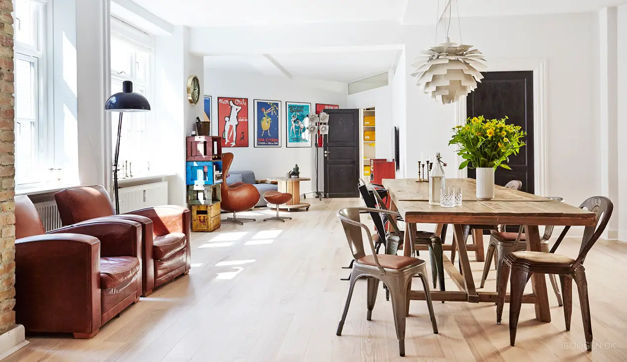 丹麦哥本哈根的法式工业风家居设计-9