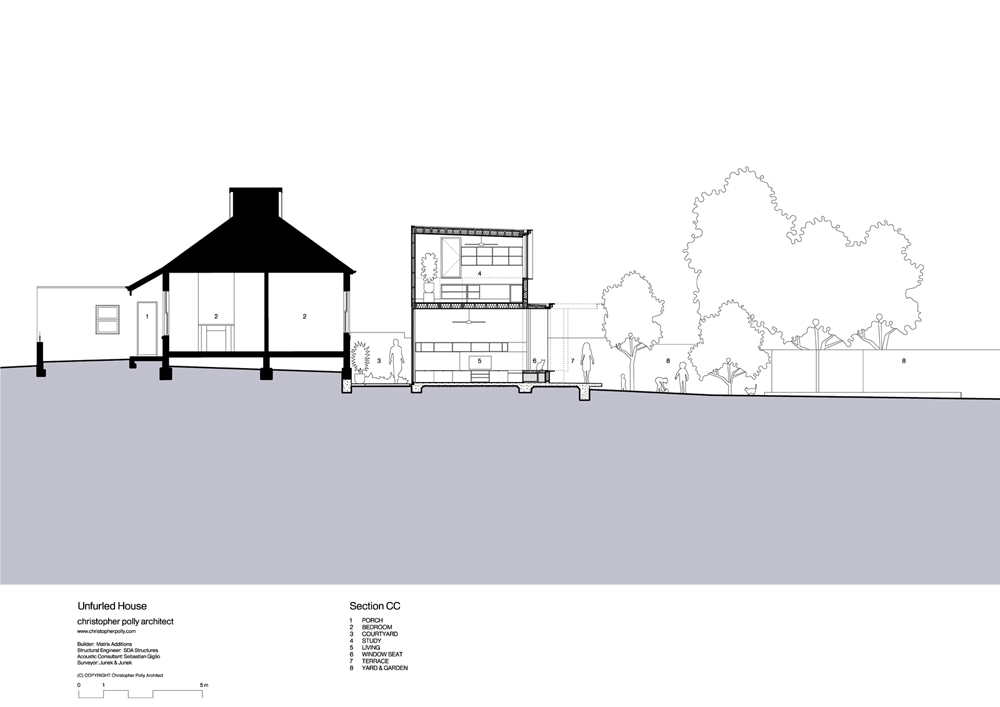 铰接式两层框架体积与原住宅环境完美融合-46
