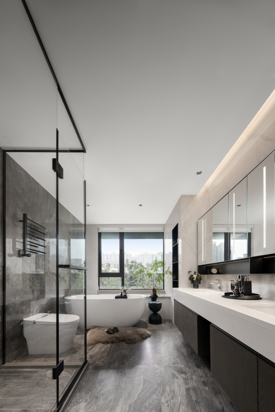 长沙龙湖·青云阙 239 样板间丨中国长沙丨上海华帛室内设计有限公司,杭州优境建筑装饰设计有限公司-35