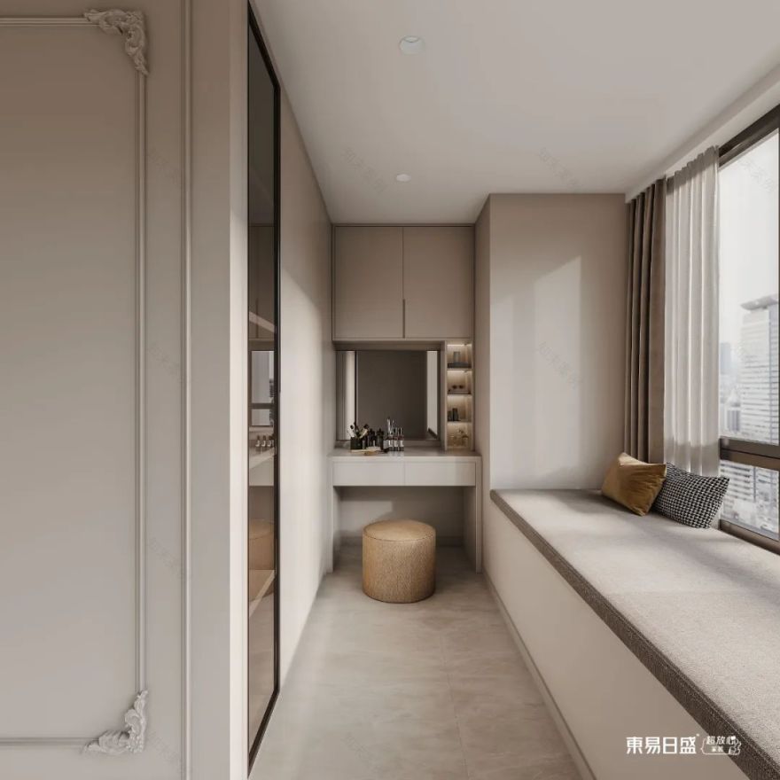 时尚软装+温馨配色,打造200m²现代美居-41