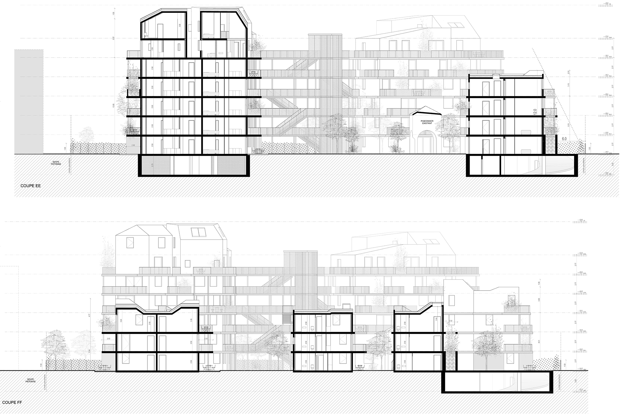 Toulouse ZAC SaintMartin 住宅楼丨法国图卢兹丨Aldric Beckmann Architectes-90