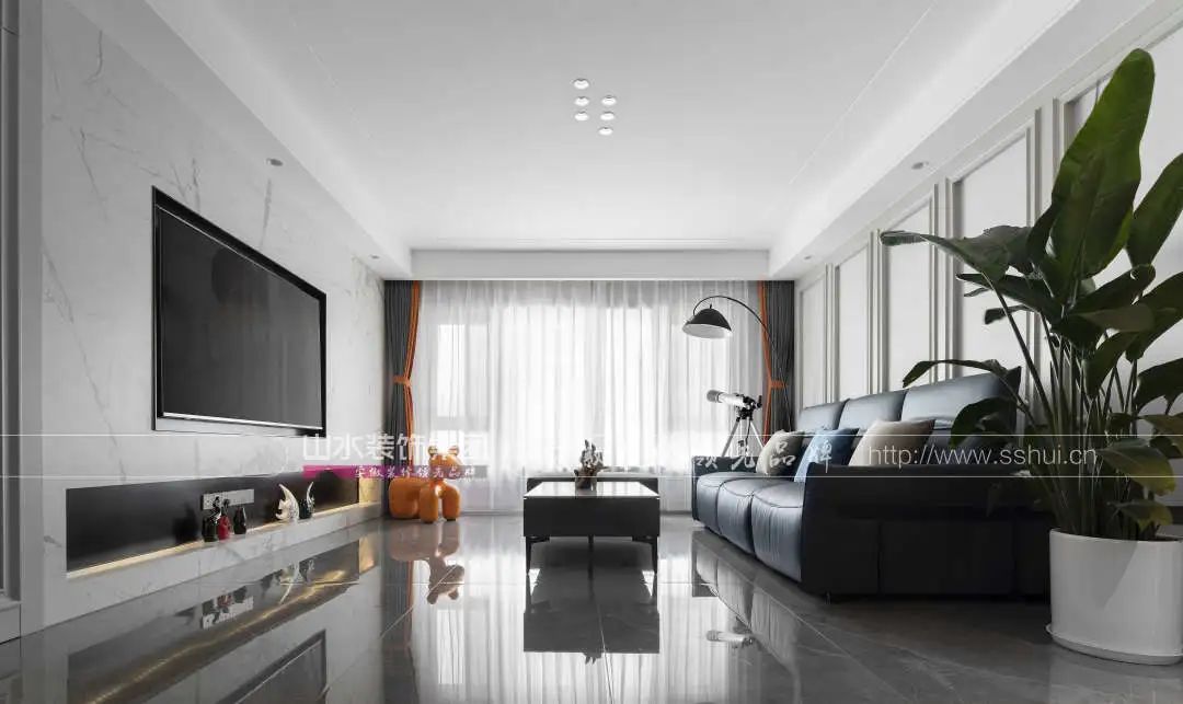 180㎡现代轻奢家丨山水-10