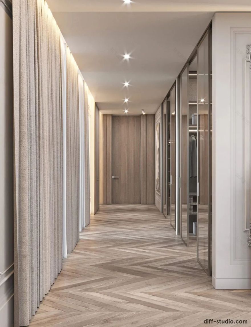 乌克兰基辅 1600㎡新古典奢华大宅丨Diff.Studio-47