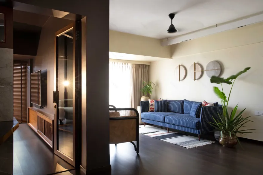 简约之魅 · 印度孟买 980 平方英尺公寓设计丨STUDIO Nishita Kamdar-32