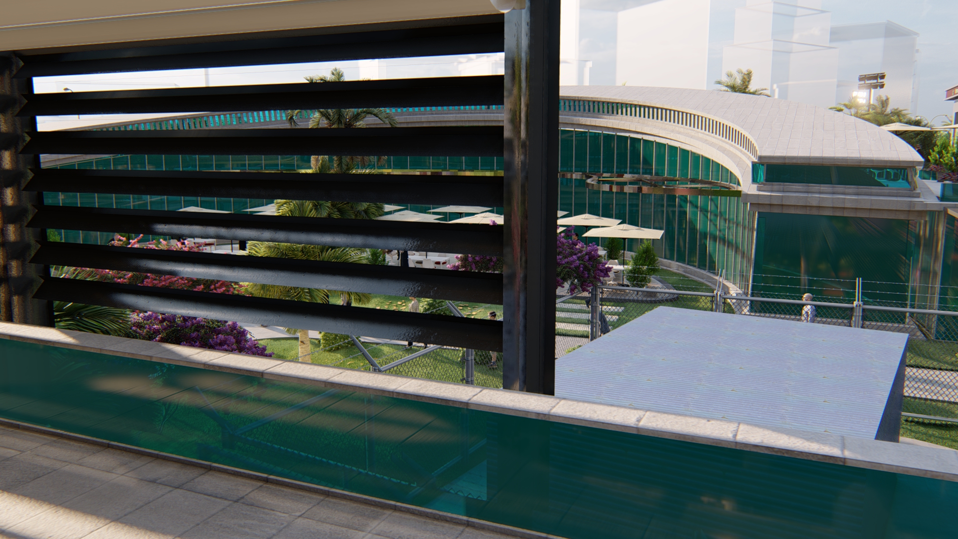 food court , shops & bank design-41