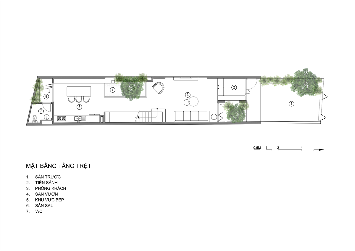 越南胡志明市绿色开放家庭住宅设计-25