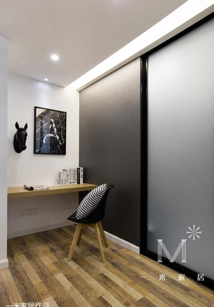 公寓丨【一米家居】 ◣赏味黑白◥ 89㎡现代-13