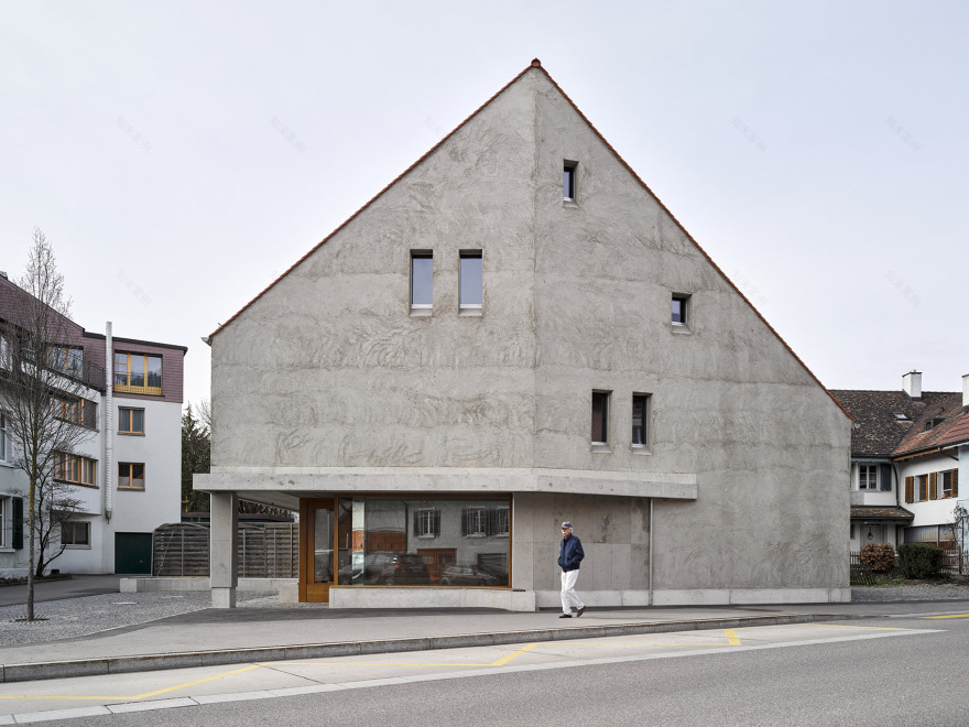 Haus zum Pudel 车站和工作室住宅丨瑞士丨Marazzi Reinhardt-56