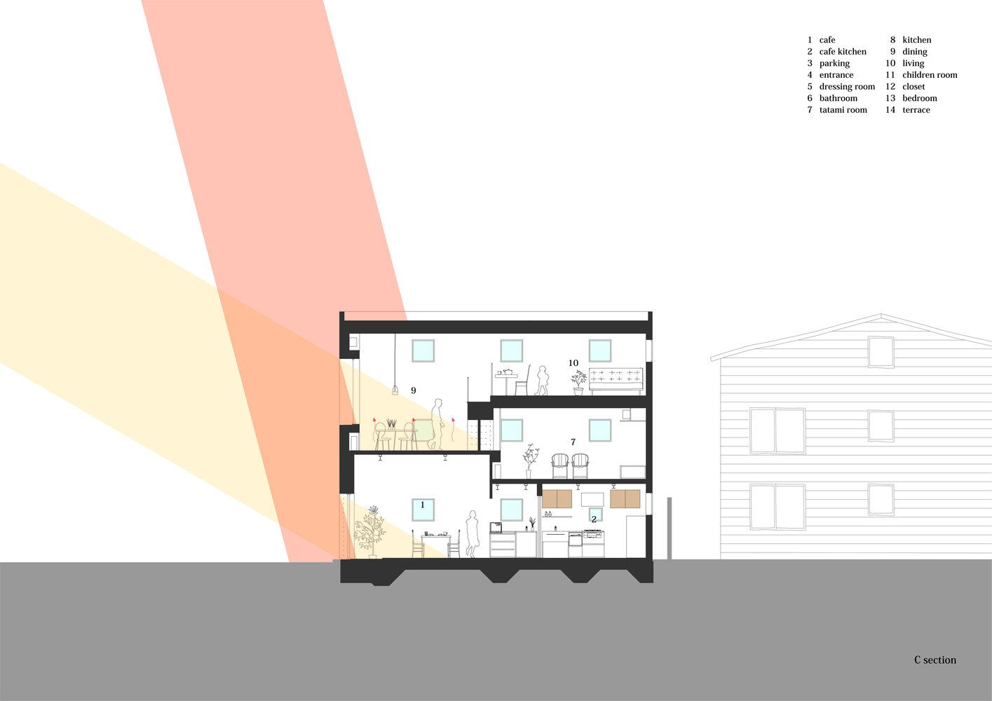 仙台“钢铁屋”多功能生活空间-49