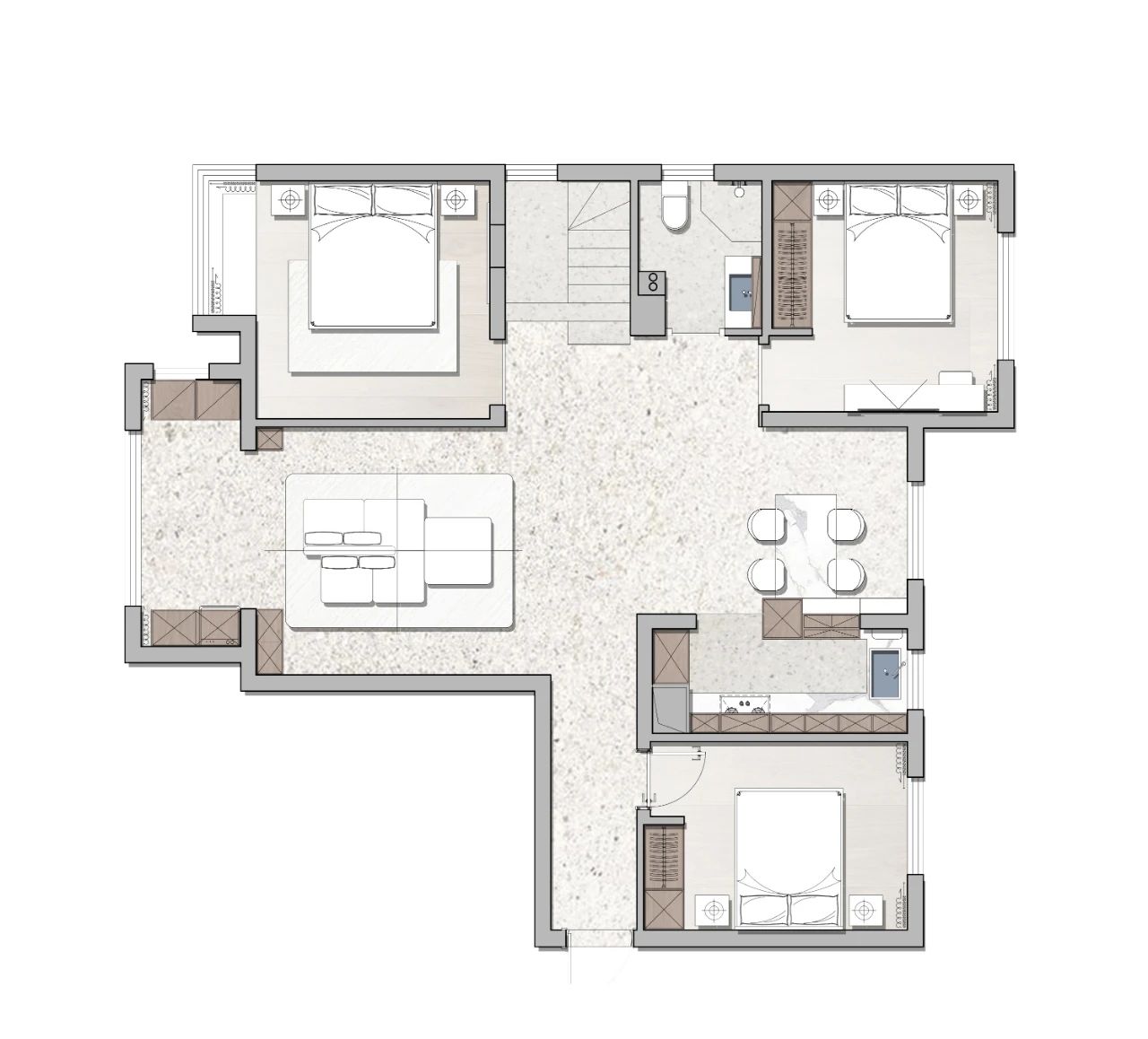 东南智汇城丨中国河北丨金舍装饰-117