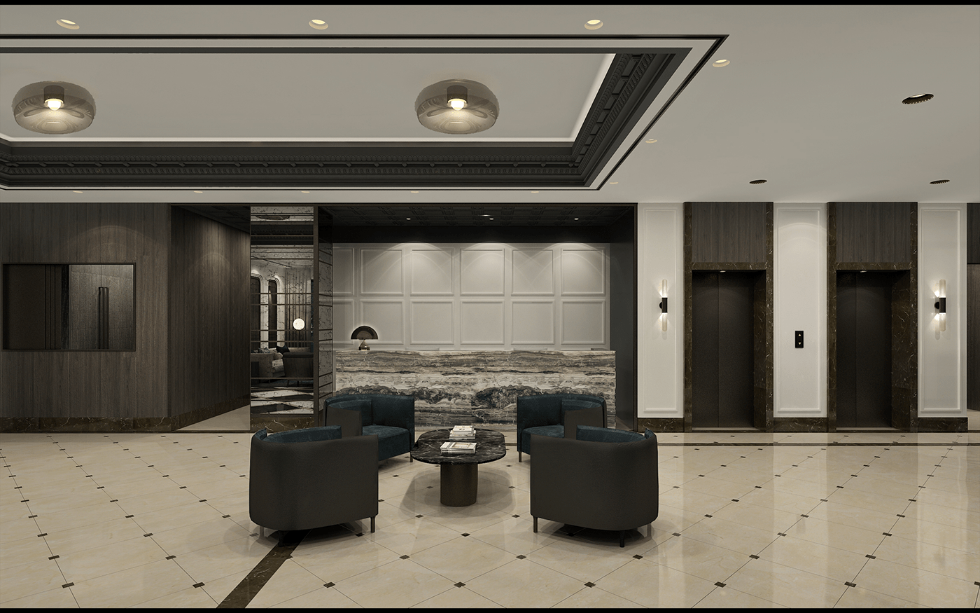 希尔顿新莫斯科夫斯卡娅酒店丨乌克兰丨pave & metex-11