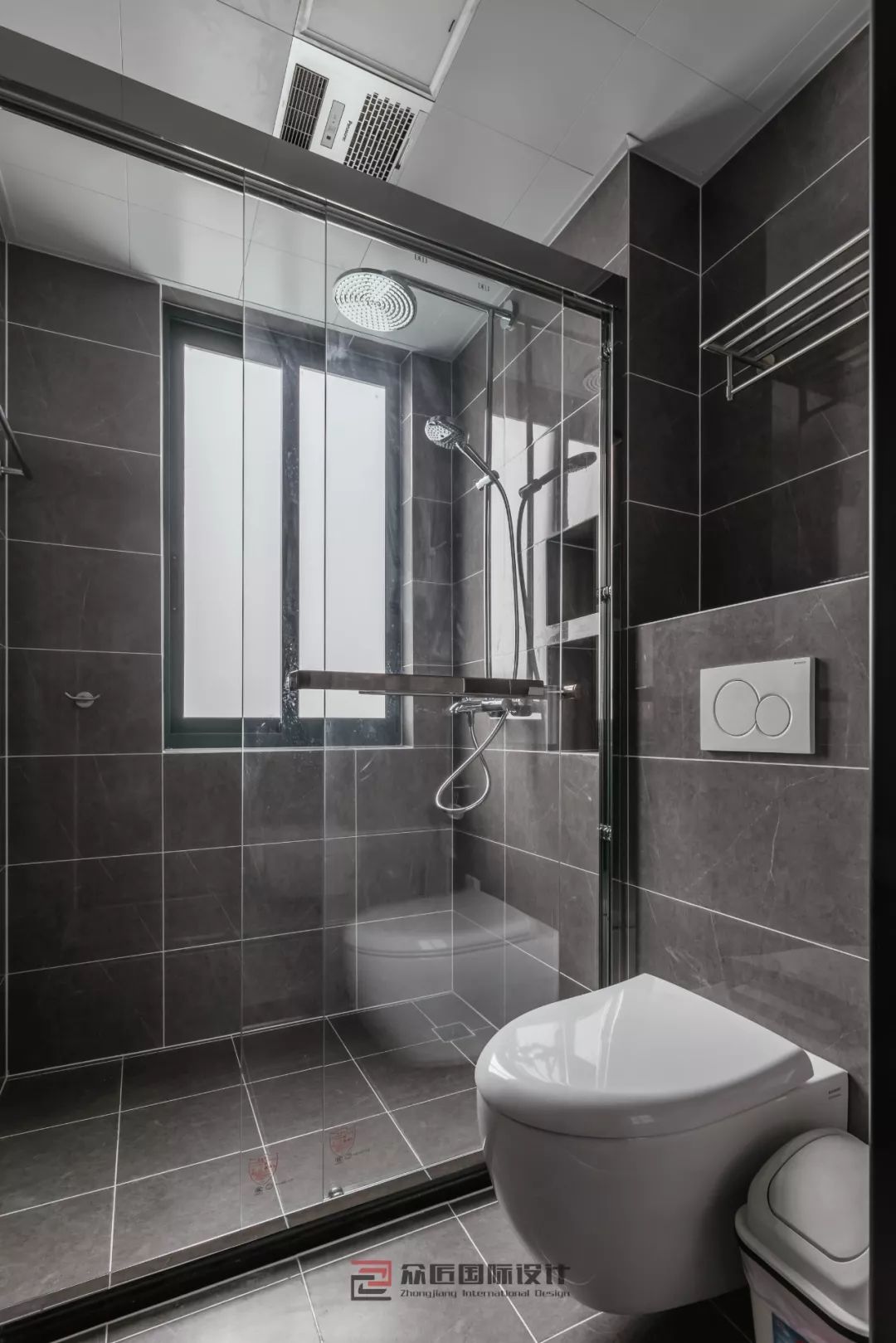 现代黑白灰格调的格林花园 120㎡设计-55