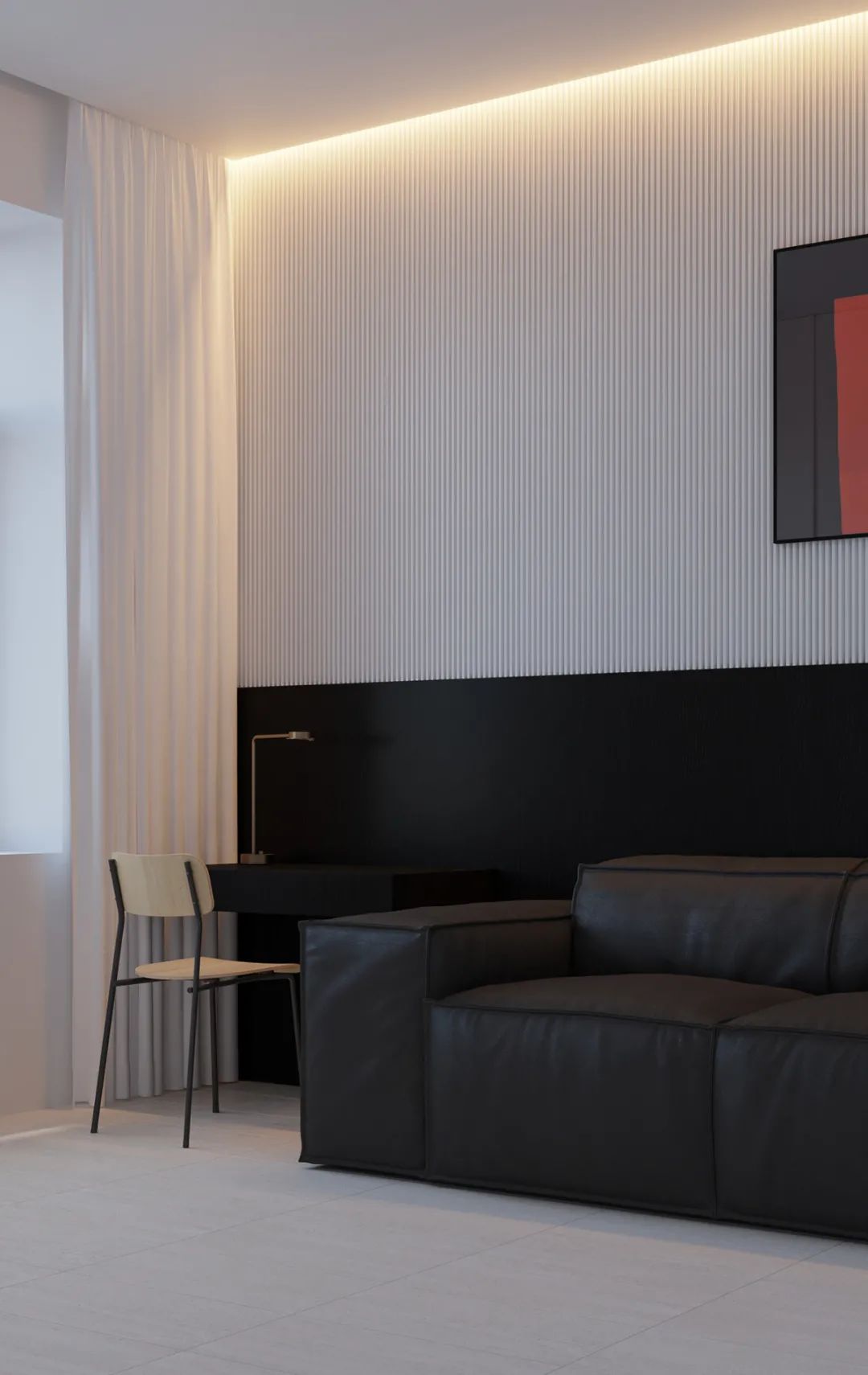 乌克兰基辅 182㎡极简风住宅丨SHOVK Architects-22