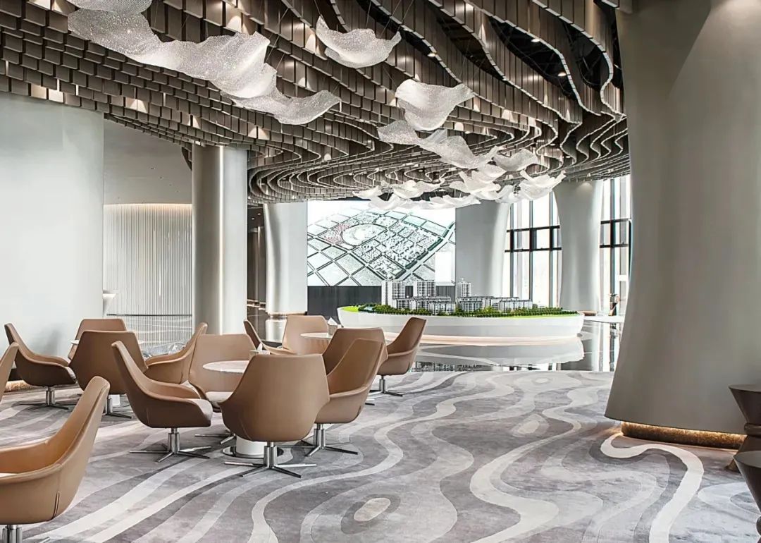 融创南昌·玖玺台销售中心 | 现代简约中的艺术与自然共生-49