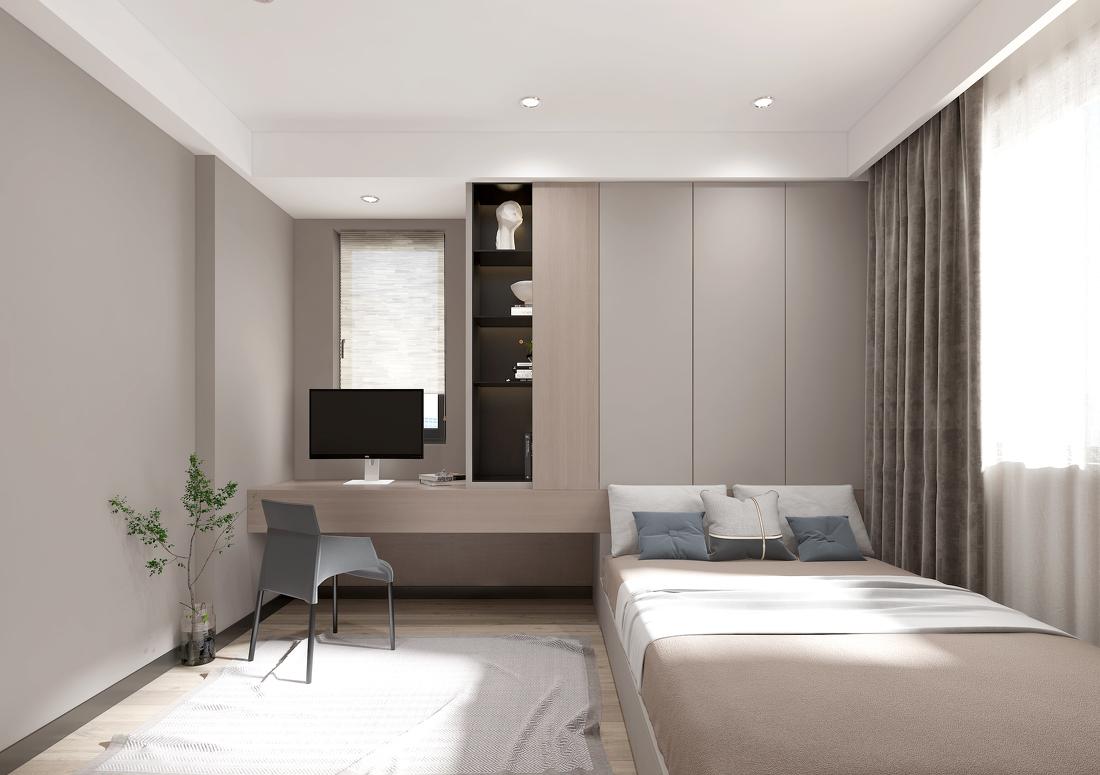 现代轻奢复式楼设计-13