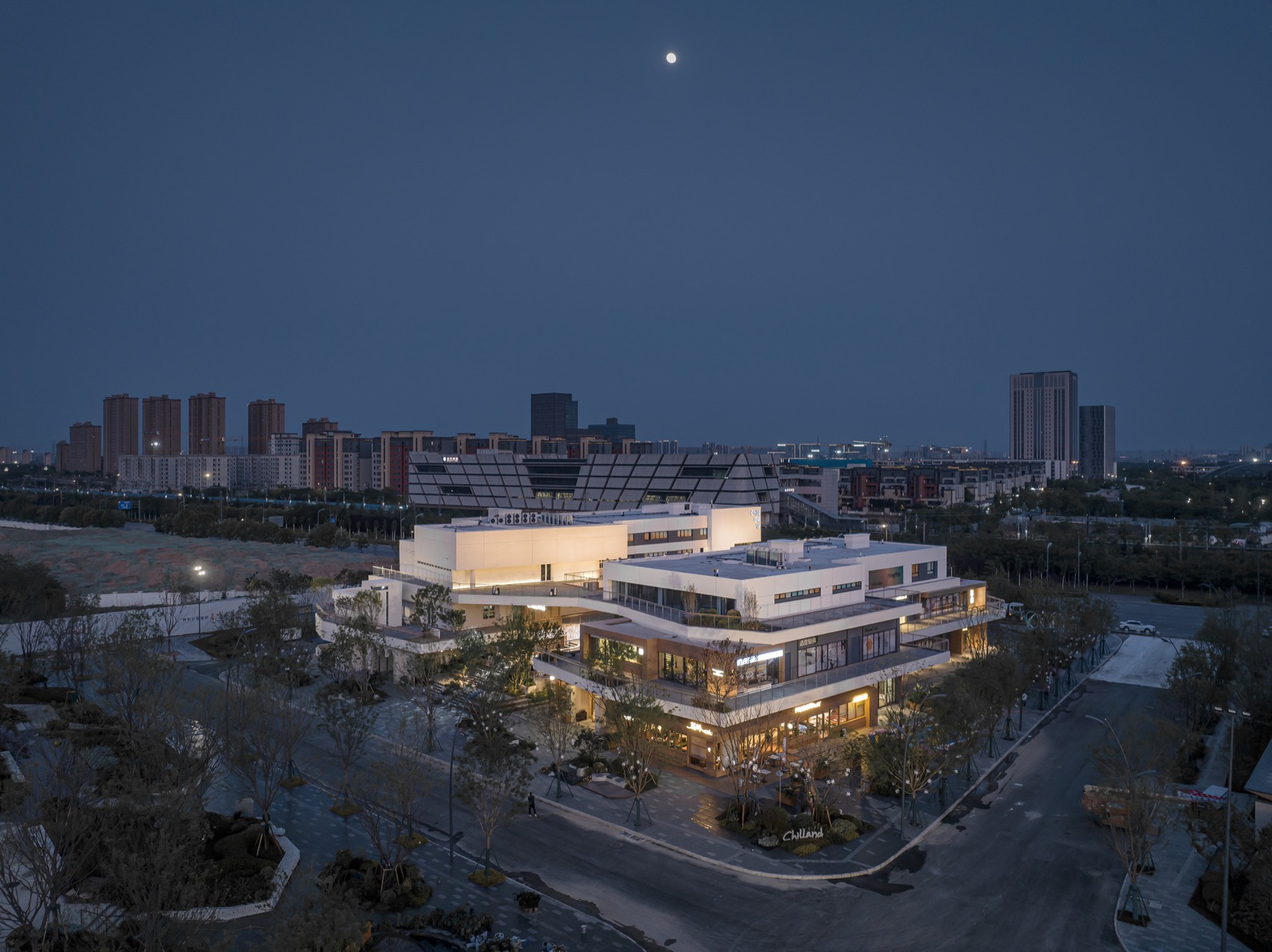 西安万科理想城北区小镇中心·池岛丨中国西安丨成都九十建筑设计有限公司-69