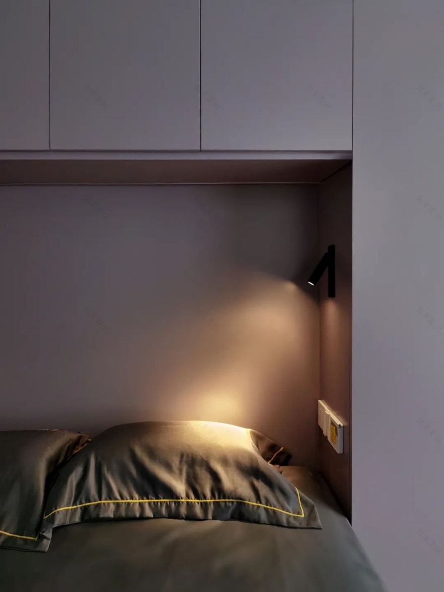 40㎡学区房改造丨波形设计-47