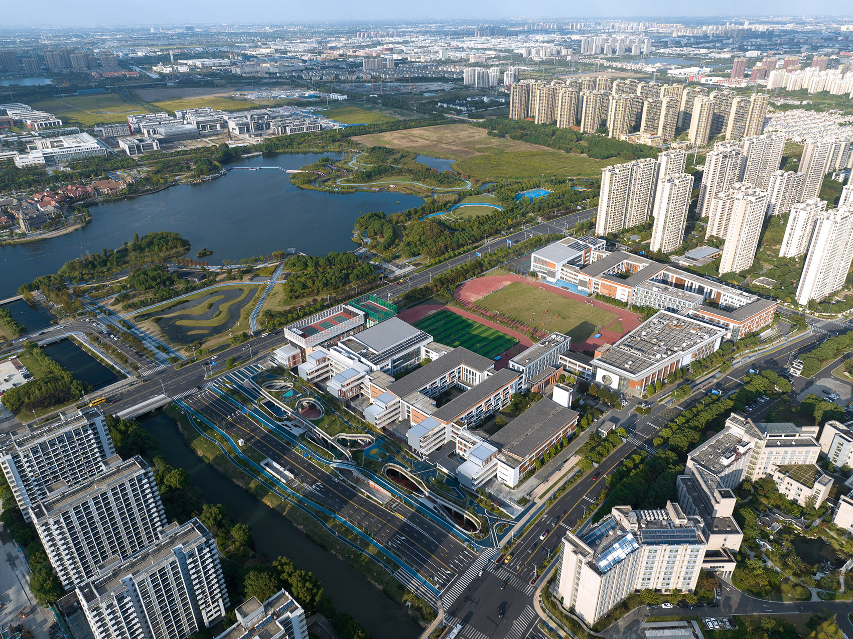 昆山实验小学改扩建及其西侧城市基础设施多系统复合项目丨中国苏州丨阿科米星建筑设计事务所,庄慎,任皓等-3