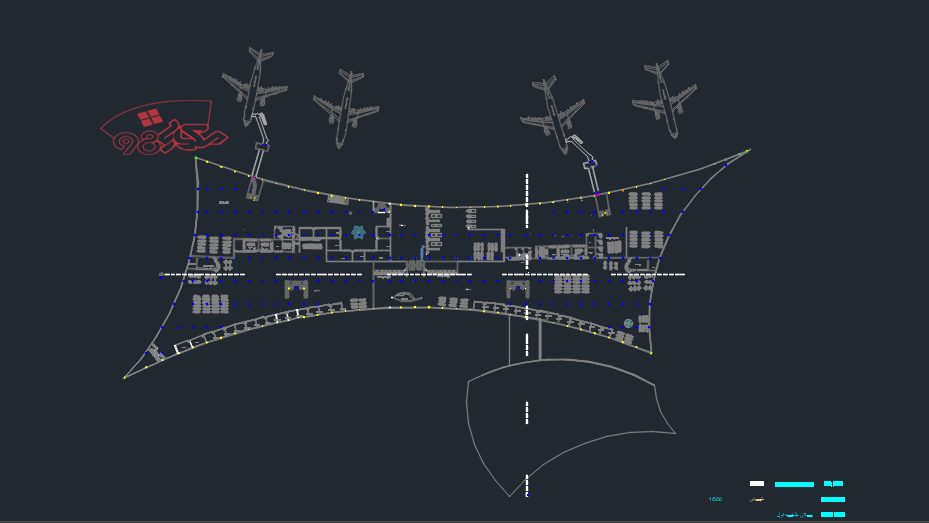 最新地区机场建筑项目（所有文件和细节）-28