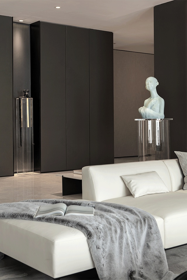 新作 | 卓越TOP系列,高级灰演绎 290m² 顶级海景大平层!-10