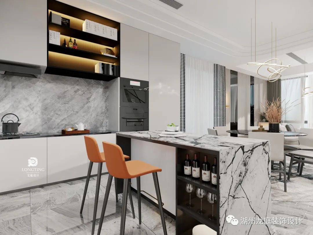 富力城现代简约排屋 | 精致半圆弧楼梯，开放式影音空间-68